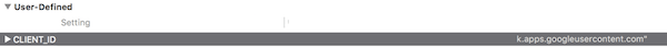 XCode target configuration